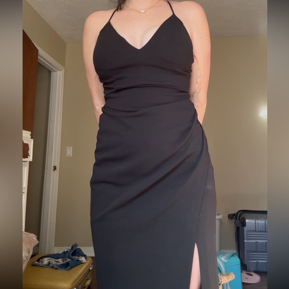 Honey and Rosie Black Maxi Dress